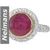 Image 1 : 6.14 ct Ruby & Diamond Ring 14kt Gold