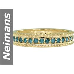 .53 ct Blue Diamond Ring 14kt Gold