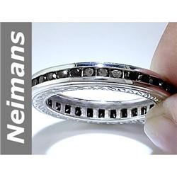 1.19 ct Black Diamond Ring 14kt Gold