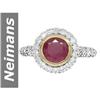 Image 1 : 2.31 ct Ruby & Diamond Ring 14kt Gold