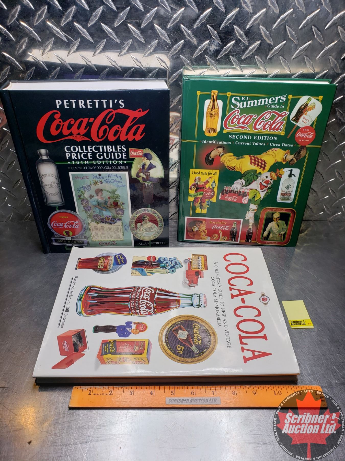 CocaCola Collectors Hardcover Books (3) Petretti's Price Guide 10th