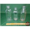 Image 2 : Milk Bottles (3) : Plain Clear (2) & "D-Dutchmen Dairy Milk Products" (1) (SEE PICS!)