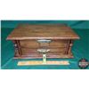 Image 1 : Small Oak 2 Drawer Dresser Top Chest (6-1/2"H x 16"W x 10"D) (SEE PICS!)