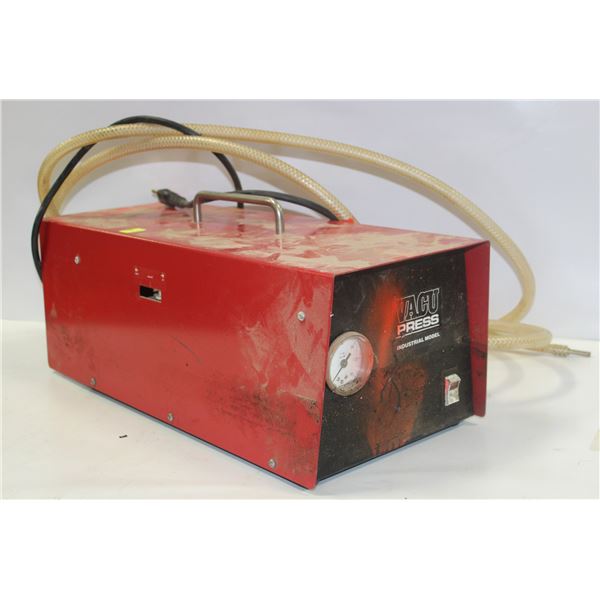 INSURANCE CLAIM: VACU PRESS INDUSTRIAL PUMP