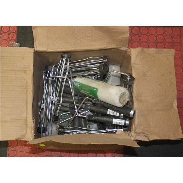 INSURANCE CLAIM: BOX OF PAINT ROLLERS & COVERS
