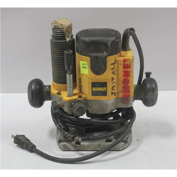 INSURANCE CLAIM: DEWALT DW621 2HP PLUNGE ROUTER