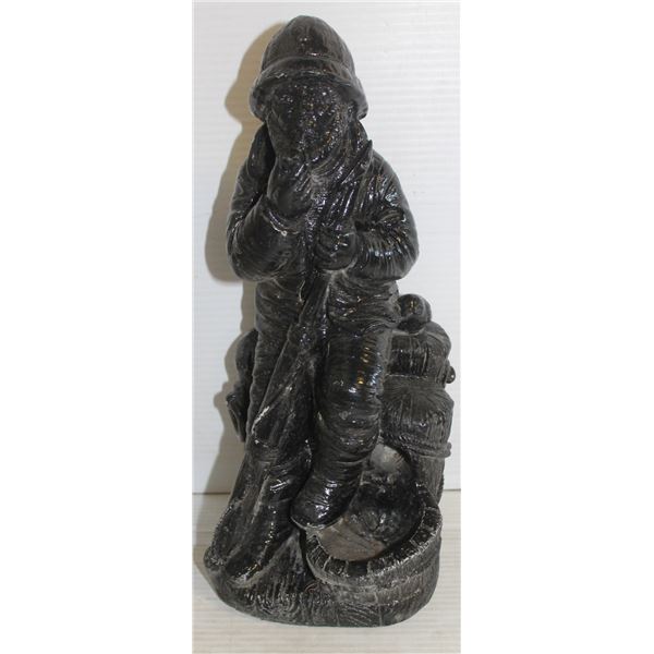 14 INCH FISHERMAN STATUE