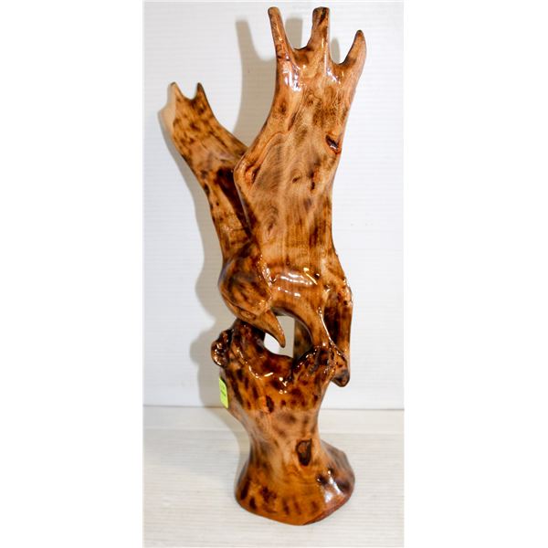 CARVED WOODEN EAGLE