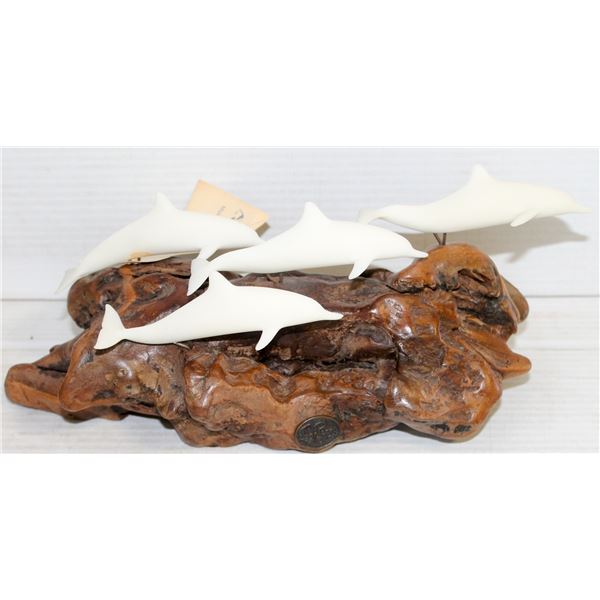 JOHN PERRY 4 DOLPHINS DRIFTWOOD
