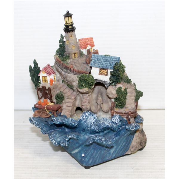 MUSICAL LIGHT HOUSE FOUNTAIN IN BOX