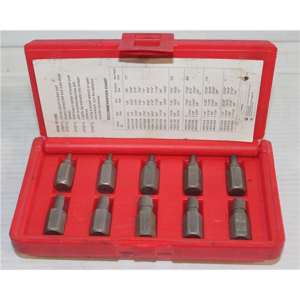 SNAP-ON 10 PIECE SCREW EXTRACTOR SET