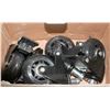 Image 1 : BOX OF HEAVY DUTY CASTOE WHEELS