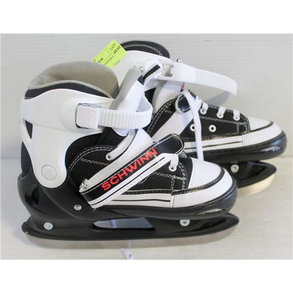 SCHWINN KIDS EXPANDABLE ICE SKATES SIZE 3 TO 6