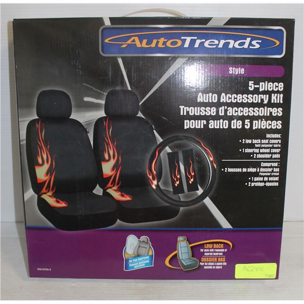 AUTO TRENDS 5 PIECE AUTO ACCESSORY KIT