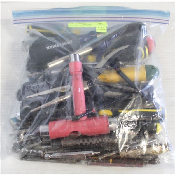 BAG OF HAND TOOLS