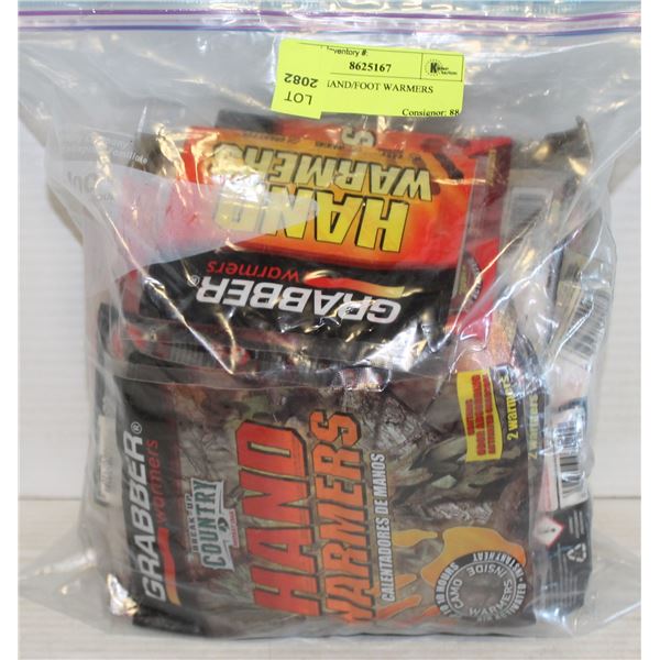 BAG OF HAND/FOOT WARMERS