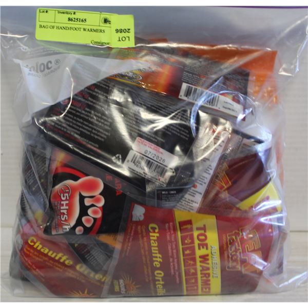BAG OF HAND/FOOT WARMERS
