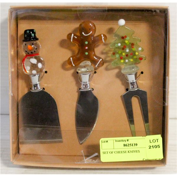 SET OF CHEESE KNIVES