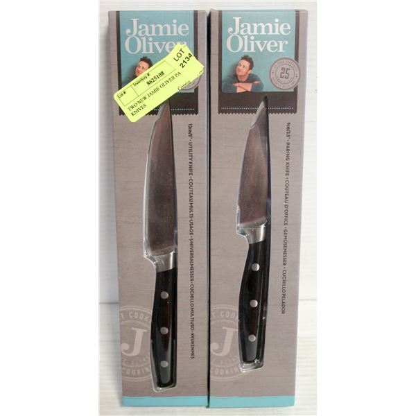 TWO NEW JAMIE OLIVER PARING KNIVES