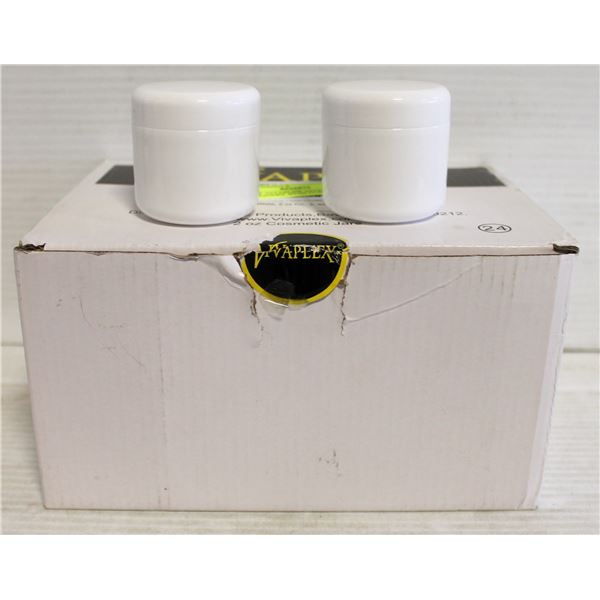 BOX OF VIVAPLEX AROMATHERAPY CONTAINERS WITH DONE