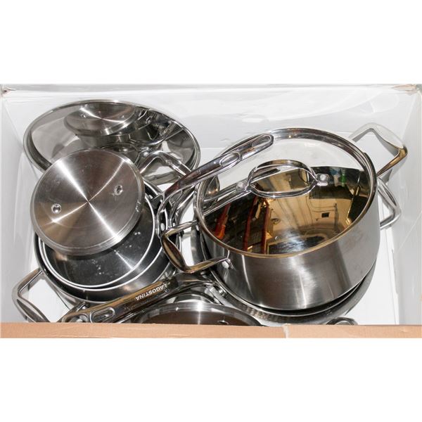 LAGOSTINA 12 PC COOKWARE SET