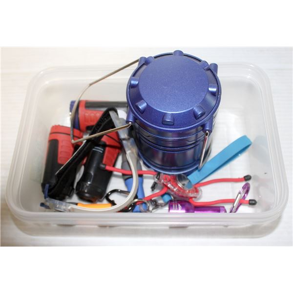 LOT OF EDDIE BAUER LIGHTS