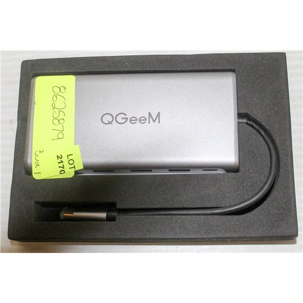 QGEEM USB-C MULTIFUNCTIONAL CONVERTER W/ MANUAL