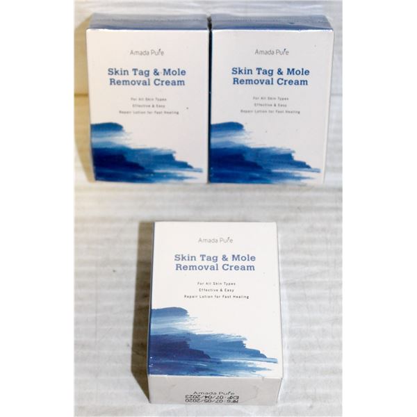 BAG OF MOLE AND SKIN TAG CREAMS