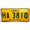 Image 1 : 1961 LICENSE PLATE