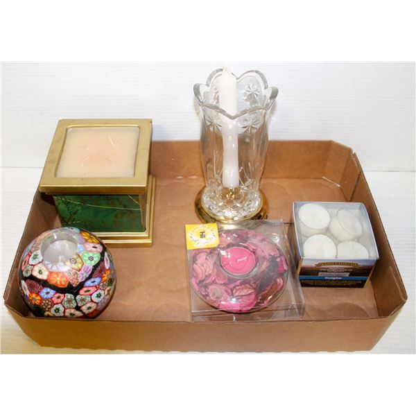 LOT OF UNUSED CANDLES