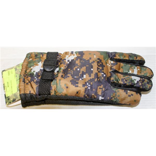 SZ M-L CAMO GLOVES