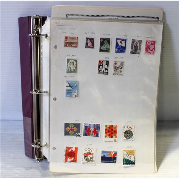 STAMP COLLECTION BINDER