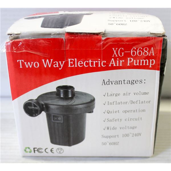 2 WAY ELECTRIC AIR PUMP