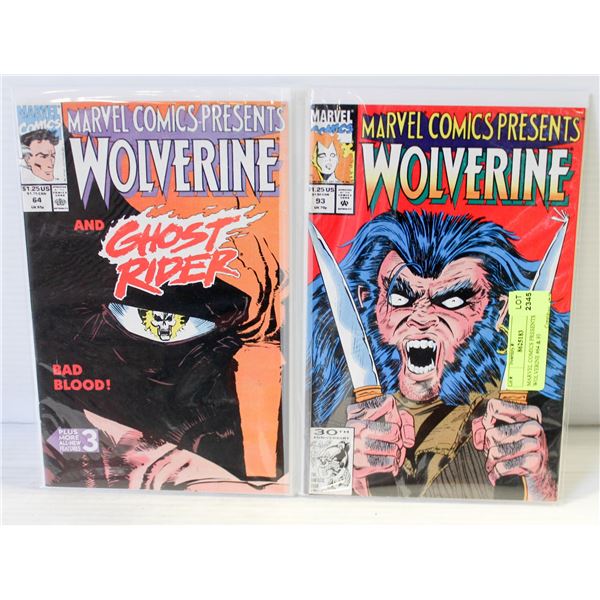 MARVEL COMICS PRESENTS WOLVERINE #64 & 93