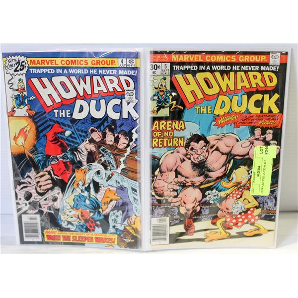 HOWARD THE DUCK #4 & 5