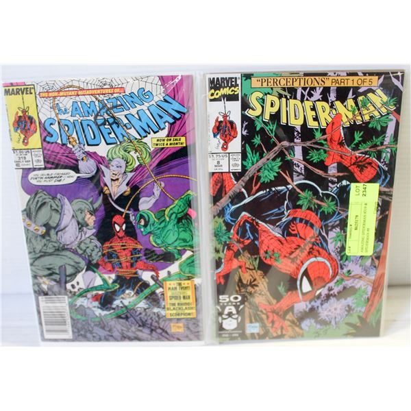 AMAZING SPIDERMAN #319 & SPIDERMAN #8