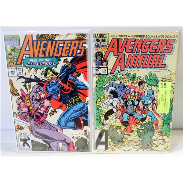 AVENGERS #344 & AVENGERS ANNUAL #13