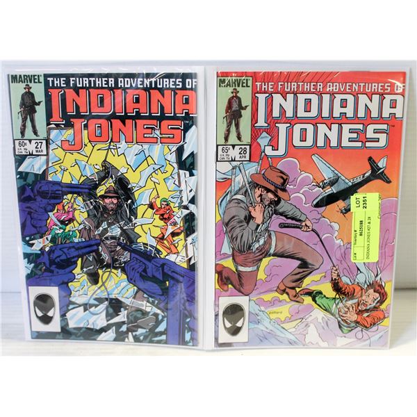 INDIANA JONES #27 & 28
