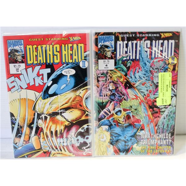DEATHS HEAD #2 & 4 , XMEN APPEARANCE IN BOTH