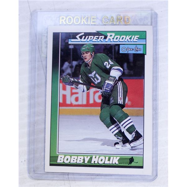 BOBBY HOLIK ROOKIE CARD