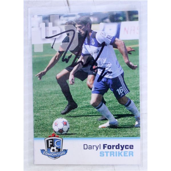 SIGNED DARYL FORDYCE CARD