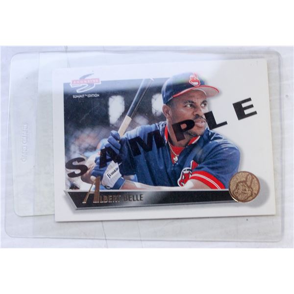 ALBERT BELLE SAMPLE CARD