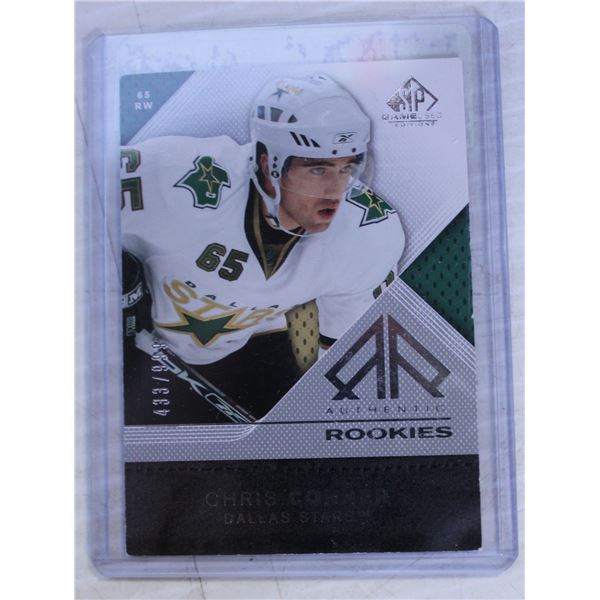 CHRIS CONNER GAME USED ROOKIE CARD