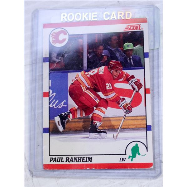 PAUL RANHEIM ROOKIE CARD