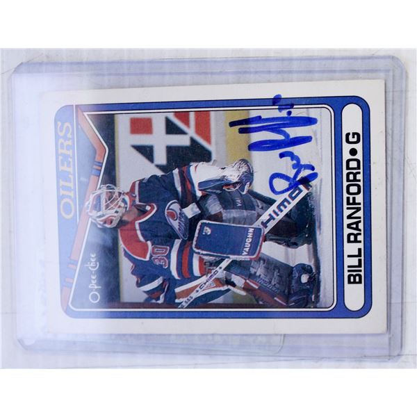 BILL RANFORD SIGNED CARD