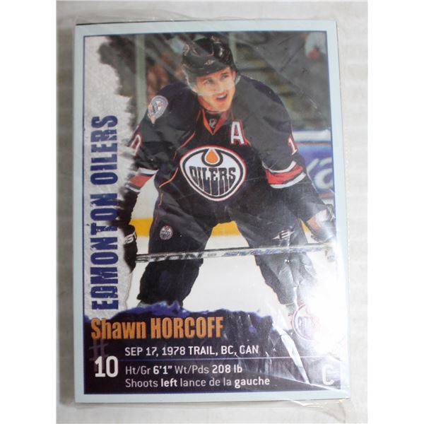 6)  LOT OF 32 PANINI NHL HOCKEY STICKERS.