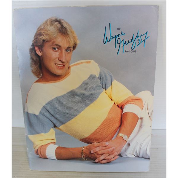 VINTAGE WAYNE GRETZKY FAN CLUB W/ CERTIFICATE