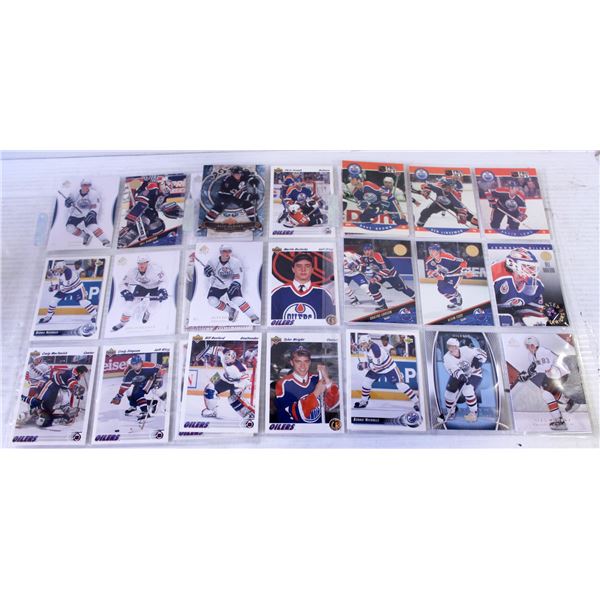 OILERS HOCKEY CARDS COLLECTION