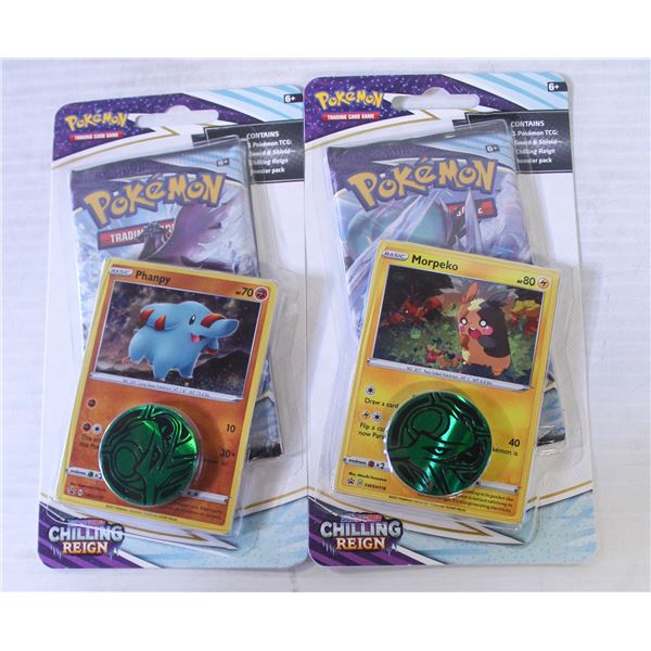 POKEMON 2 CHECKLANE BLISTER BOOSTER PACKS NEW
