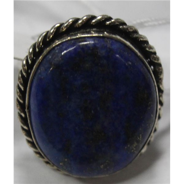 #122-NATURAL LAPIS LAZULI RING SIZE 6.5